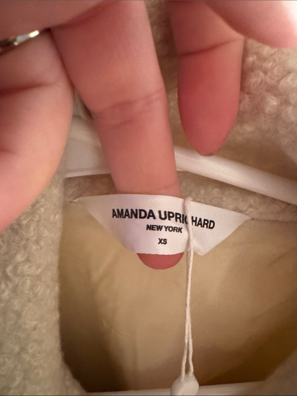 Amanda Uprichard Como Bomber Jacket NWT Size XS Oversized - Picture 8 of 8